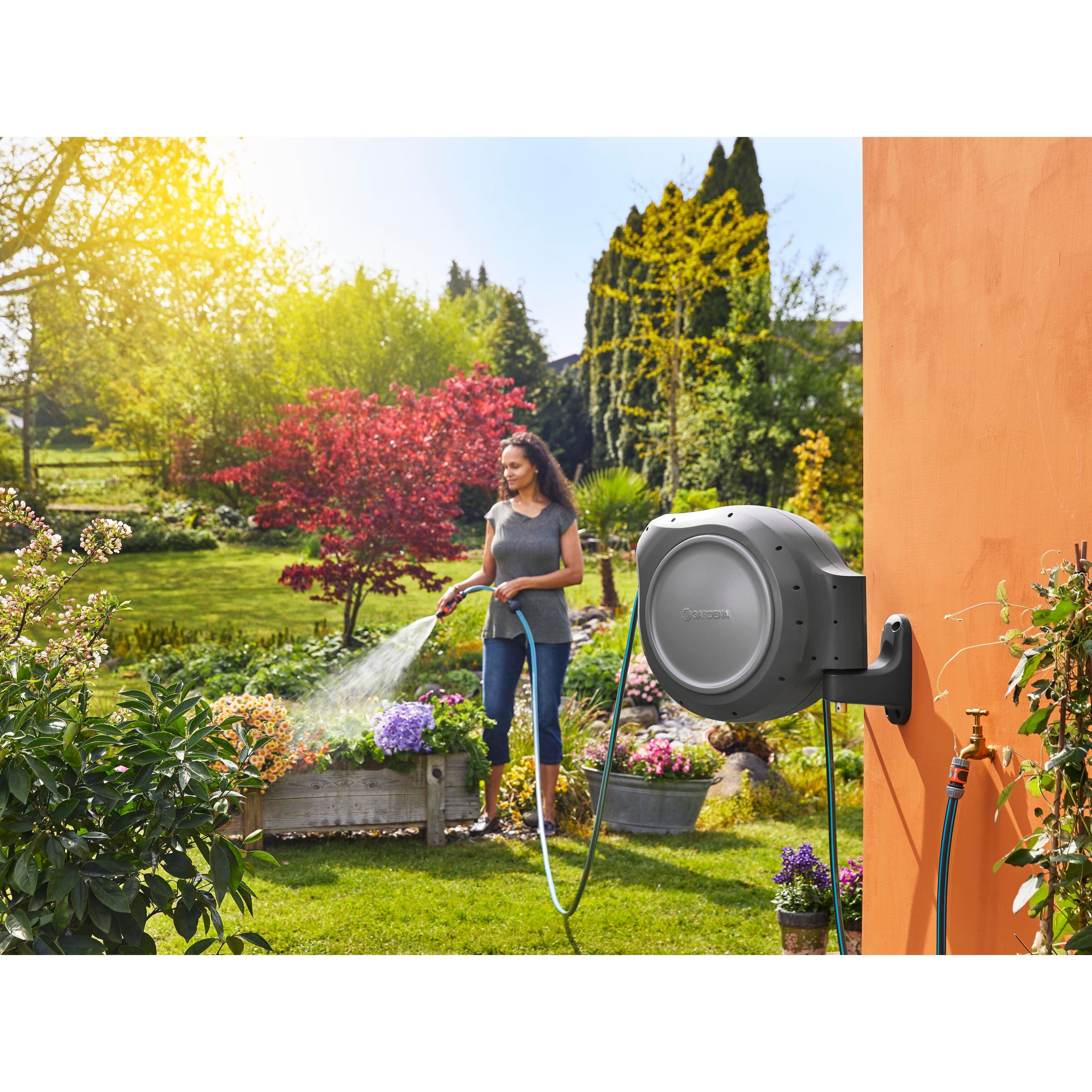 Retractable Hose Reel RollUp 50 ft. Auto retracting & ready-to-use - Image 6