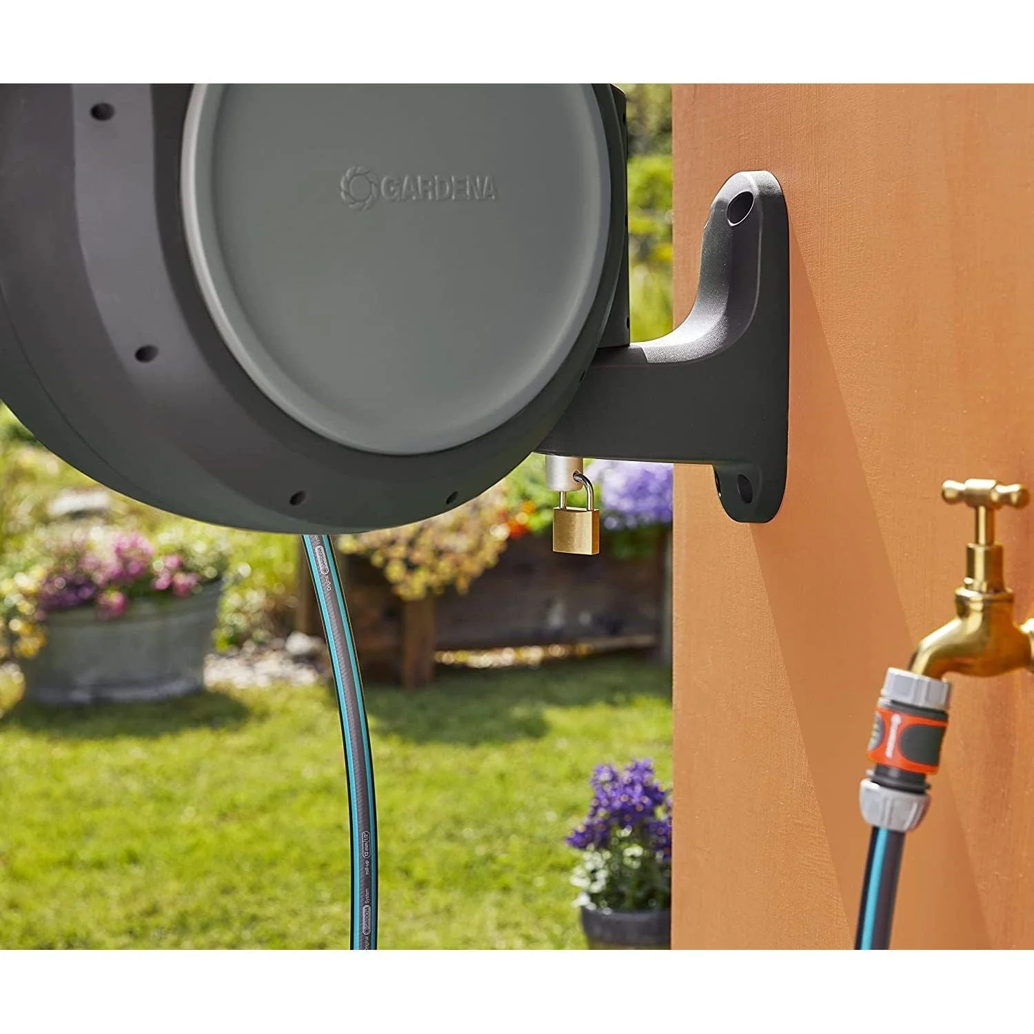 Retractable Hose Reel RollUp 75 ft. Auto retracting & ready-to-use - Image 6