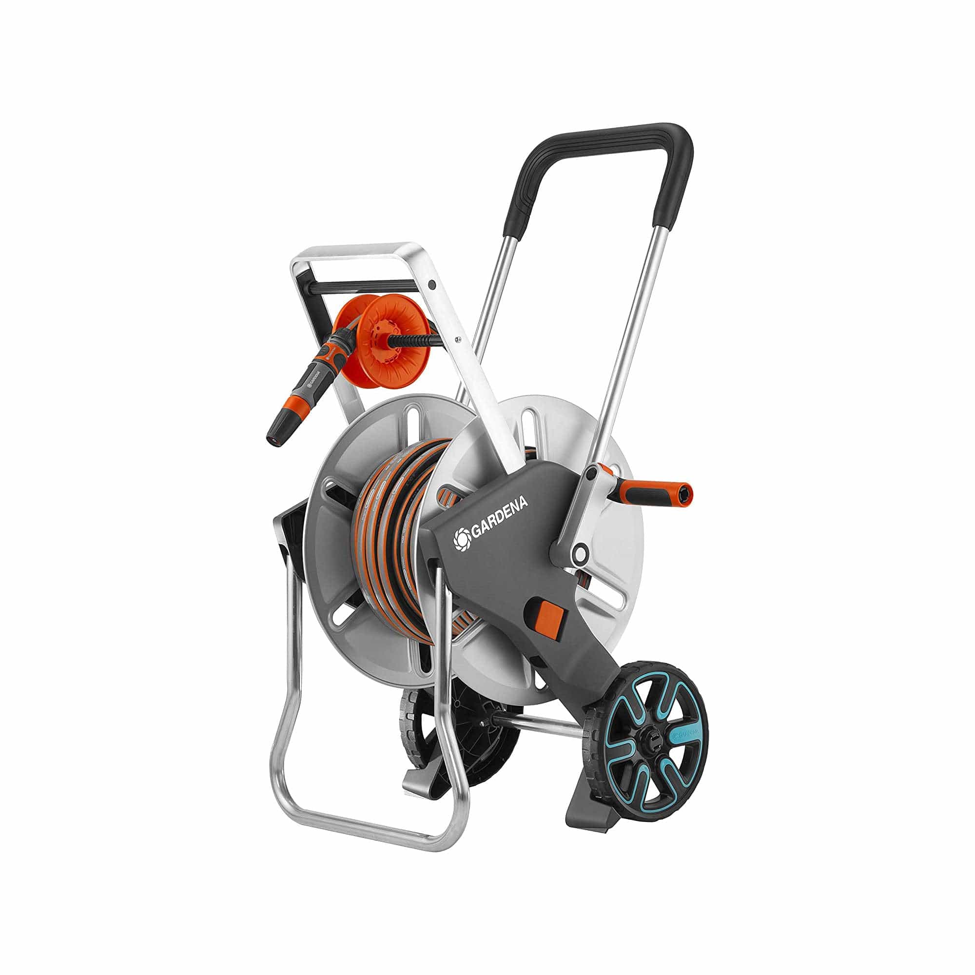 Metal Hose Cart with Easy Hose Guide, Including 82 ft ½” Hose - Image 4
